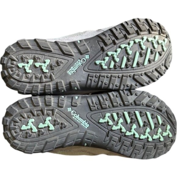 Columbia Access Point II Waterproof Trail/Hiking Shoes - Gray/Turquoise - 8.5 - Picture 8 of 12